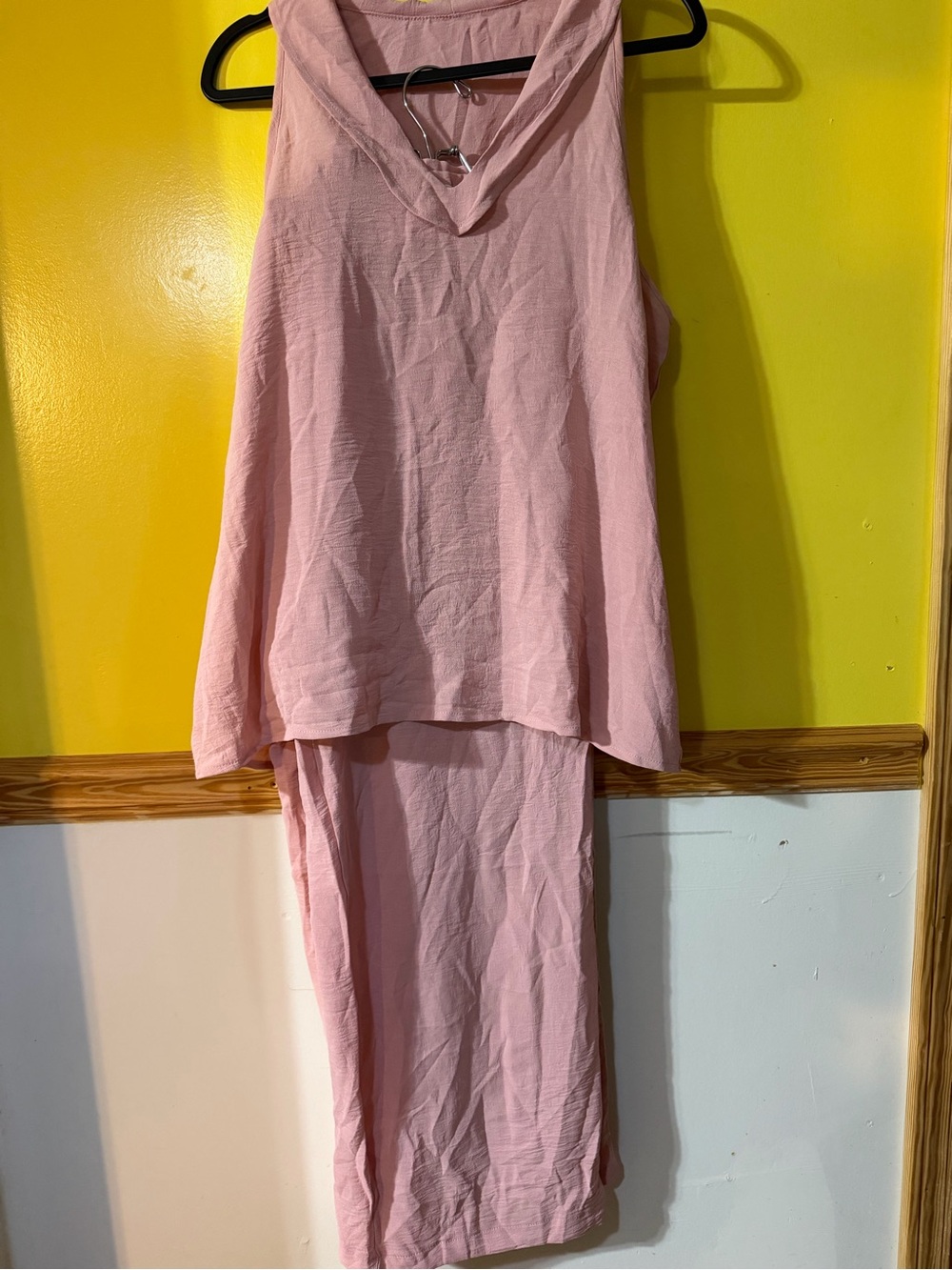 Women’s Pink Two-Piece Pantsuit Set